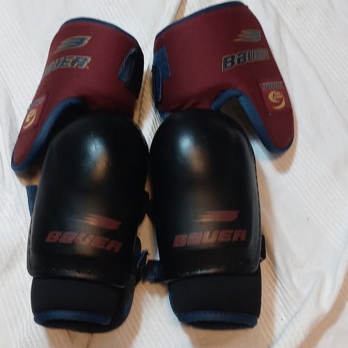 BAUER EP 3000 ICE HOCKEY ELBOW PADS ADULT LARGE NICE!!!