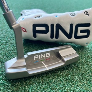 MINT PING PLD MILLED ANSER 2 SATIN BLADE PUTTER 35.5" WITH HEADCOVER GOLF CLUB
