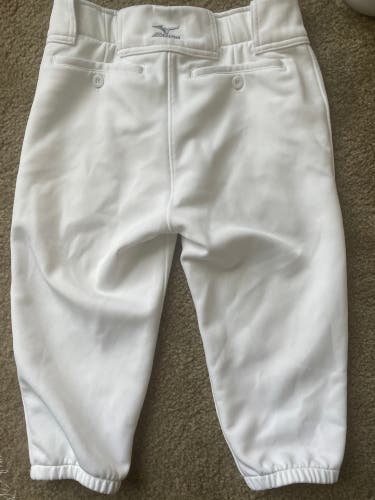 Mizuno Youth XL White Baseball Knickers