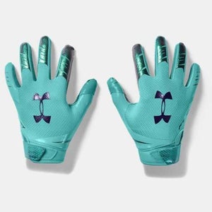 new UA UNDER ARMOUR F7 RECEIVER FOOTBALL GLOVES, youth M/medium limited edition