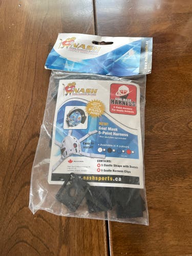 Nash sports black helmet harness