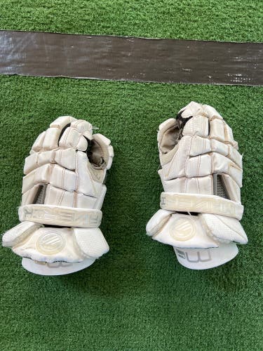 Used Player's Maverik 12" M4 Lacrosse Gloves