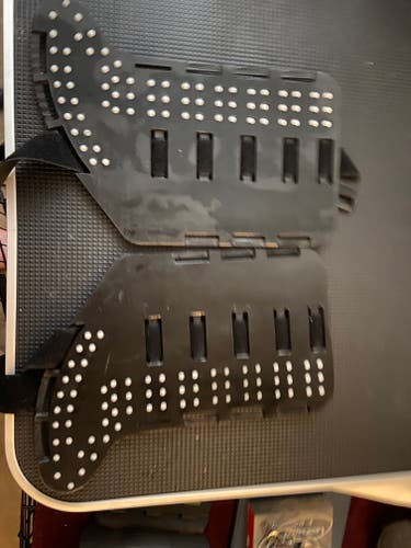 Used Black RollerFly Goalie Slide Plates