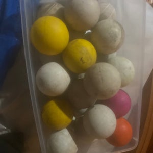 25 Used Lacrosse Balls