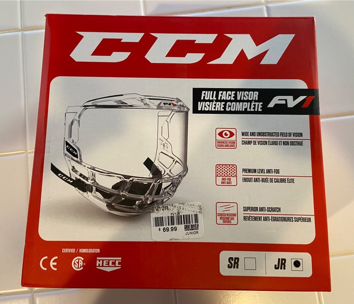 New Junior CCM FV1 Full Face Visor