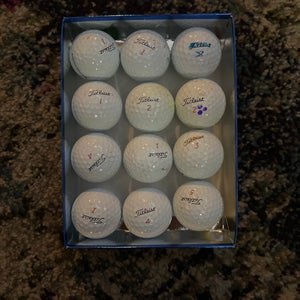 Used Titleist 12 Pack (1 Dozen) Pro V1x Balls