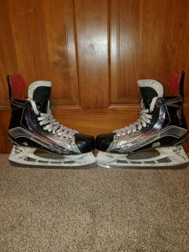 Senior Used Bauer Vapor 1X Hockey Skates Regular Width Pro Stock Size 8.5