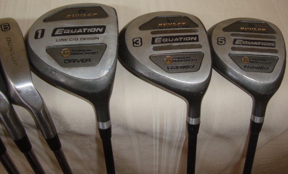 Dunlop C/G Design Golf Clubs set irons 3-9 Driver, Fairway 1,3,5 Right Handed | SidelineSwap
