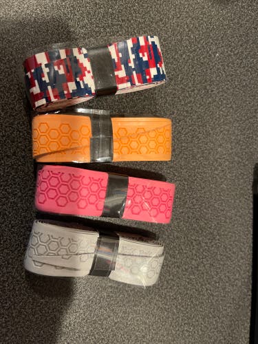 4 baseball bat grips