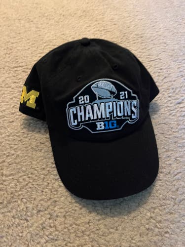 Michigan Wolverines 2021 Big Ten Champion Locker Room Hat