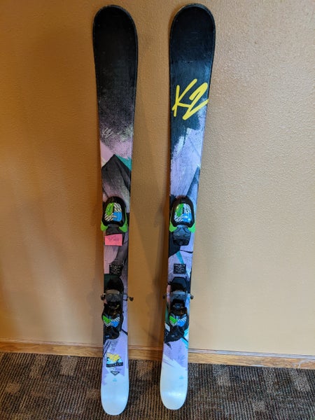 K2 Remedy 75 Skis w/Marker Bindings Size 129 Cm Color Purple