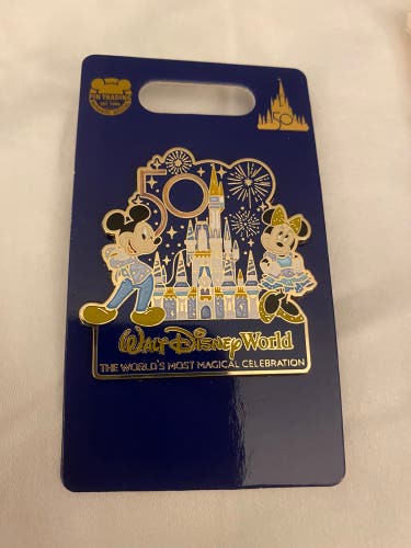 Walt Disney World 50th Anniversary Cinderella’s Castle Pin