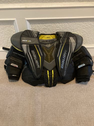 Used Small Bauer Supreme 2S Pro Goalie Chest Protector Pro Stock