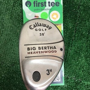 Callaway Big Bertha Heavenwood Lefthanded LH 3-Hybrid 20* Regular Graphite Shaft