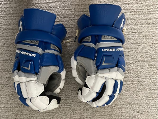 Like New Player's Under Armour Engage Lacrosse Gloves 13"