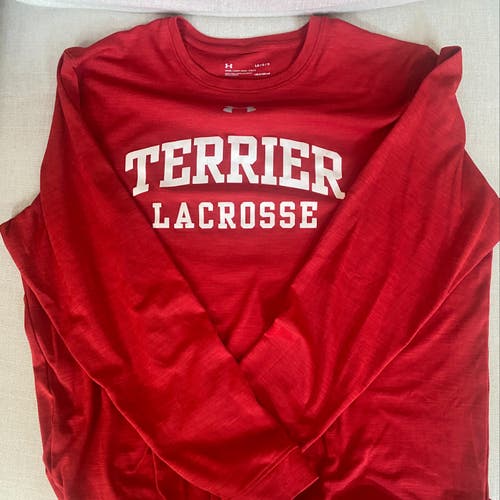 Boston University Men's Large Long Sleeve Shirt And Short Sleeve