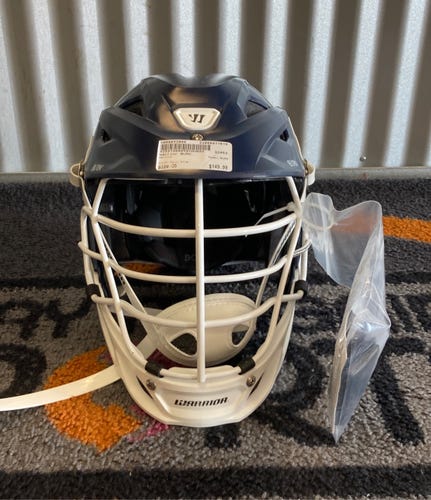 Warrior Used BURN Blue Helmet *Mint Condition* Size Medium