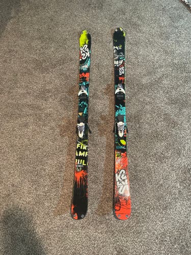 Used  Park With Bindings Max Din 10 Domain Skis