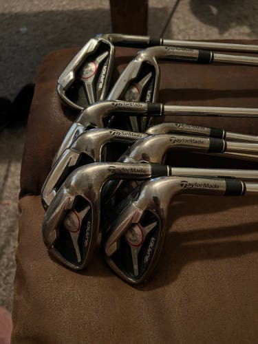 Men's Right Handed Regular Flex Steel Shaft Burner Iron Set