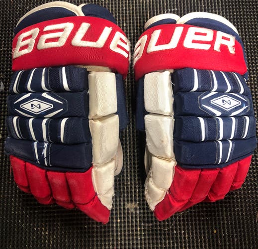 Bauer 14" Nexus 800 Gloves Red/Blue/White