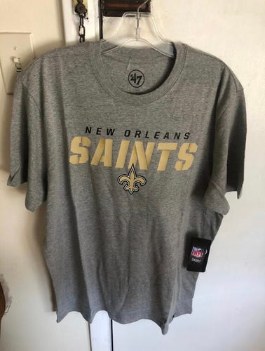 New Orleans saints 47 brand men’s NFL tee L