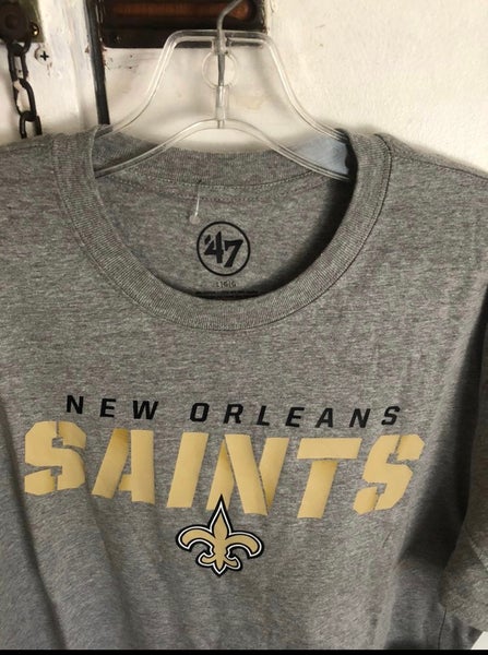 Nike Men's New Orleans Saints Team Athletic T-Shirt - Gray - L (Large)