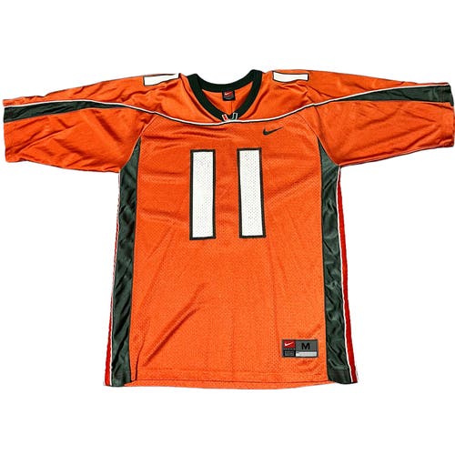 Vintage Nike Miami Hurricanes Football Jersey