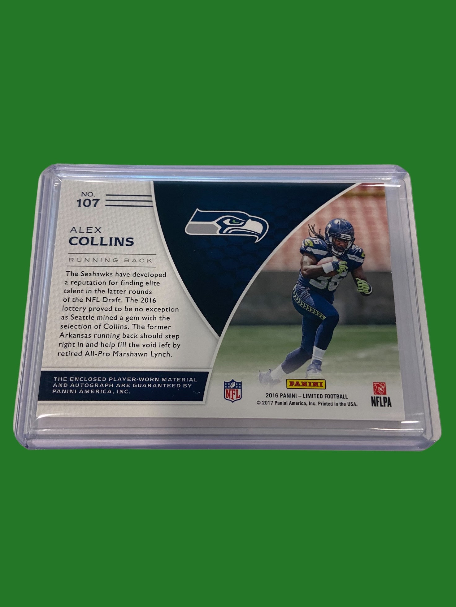 2016 Absolute Rookie Force Jerseys Red #1 Alex Collins - Rookie Year -  Seattle Seahawks at 's Sports Collectibles Store