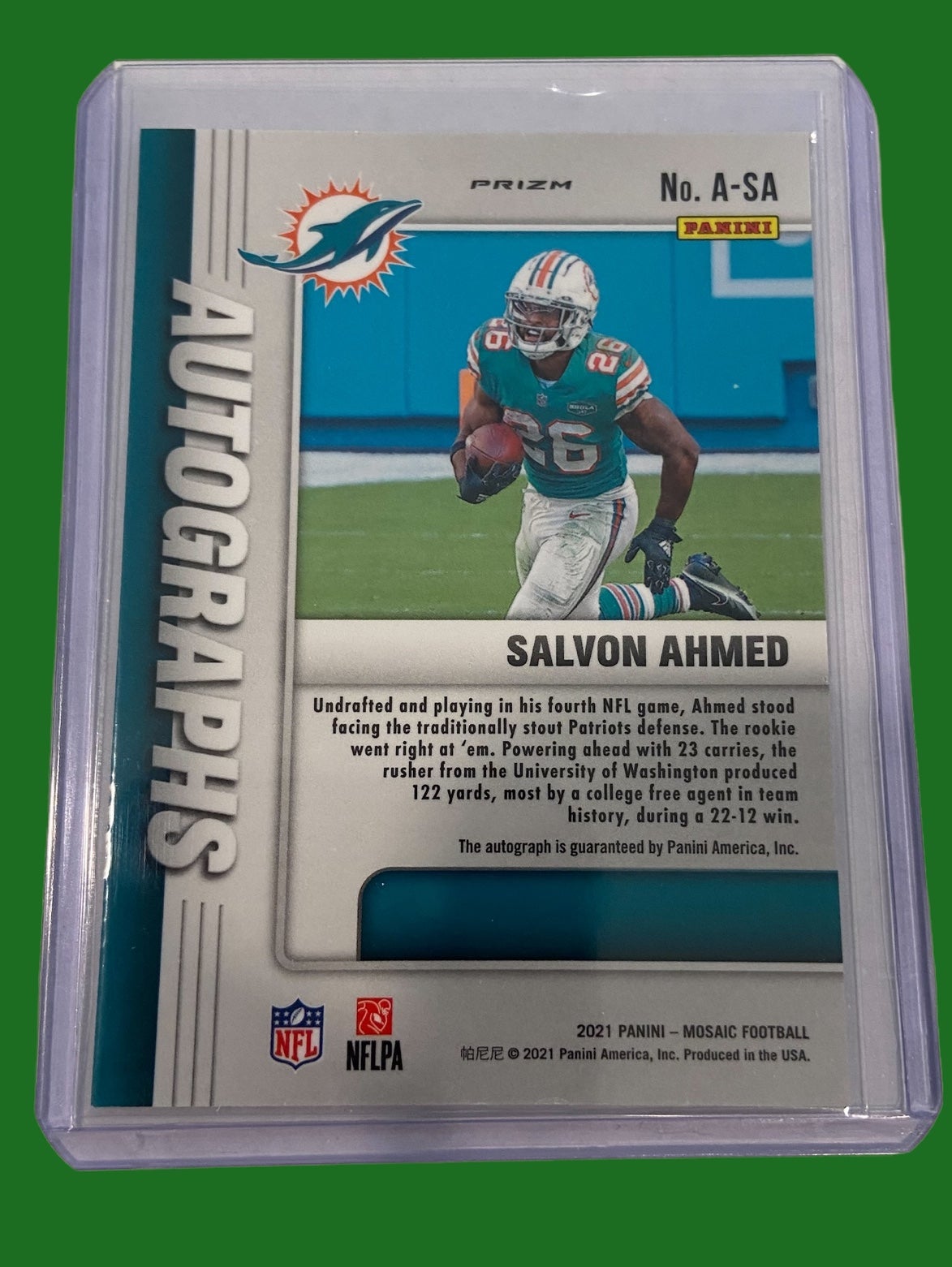 Miami Dolphins NFL Team Playing Cards