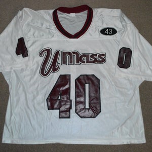 UMass Minutemen Lacrosse 2000 Game Worn Used Jersey