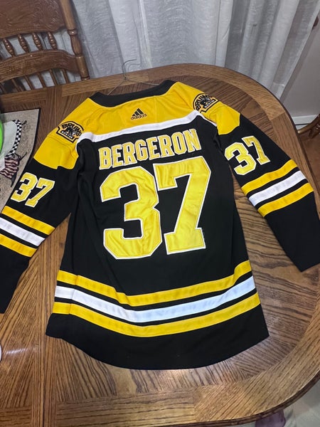 Patrice Bergeron Signed Boston Bruins Alternate Adidas Jersey - NHL Auctions
