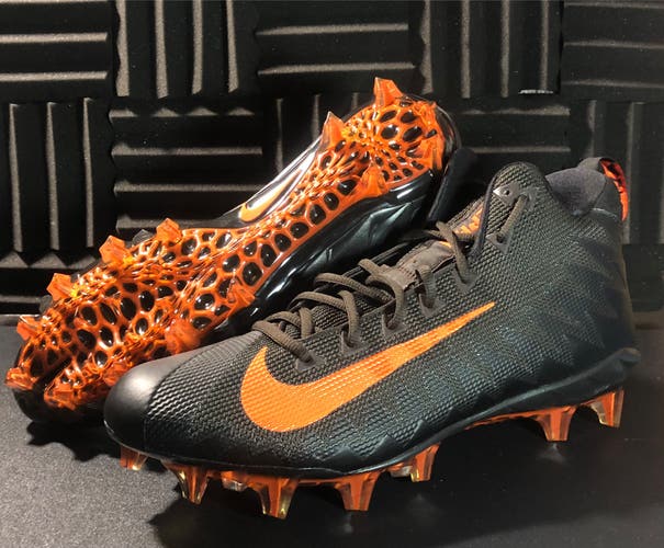 Nike Alpha Menace Pro Mid Football Cleats Black 866012-208 Men's size 12 Browns