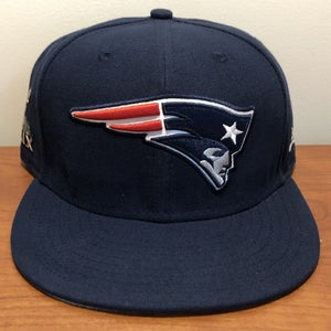 New England Patriots Hat Baseball Cap Fitted 7 3/8 New Era NFL Super Bowl XLIX