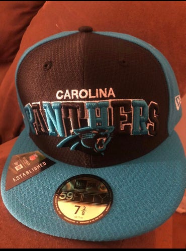 Carolina Panthers New Era NFL Sideline fitted hat 7 3/8