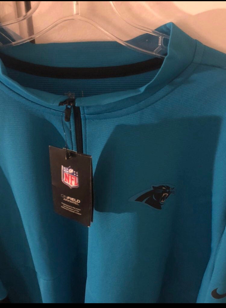 NFL Carolina Panthers Hoodie Nike Swoosh Sweatshirt Oversized -   Israel