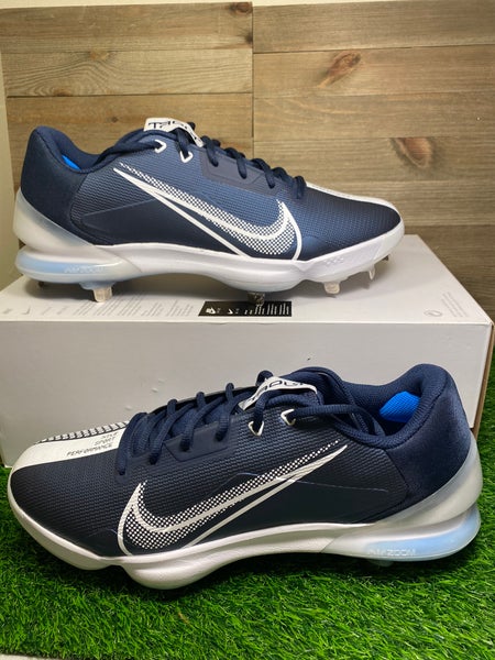 Nike Men's Force Zoom Trout 7 Metal Baseball Cleats, Size 13, College Navy/White