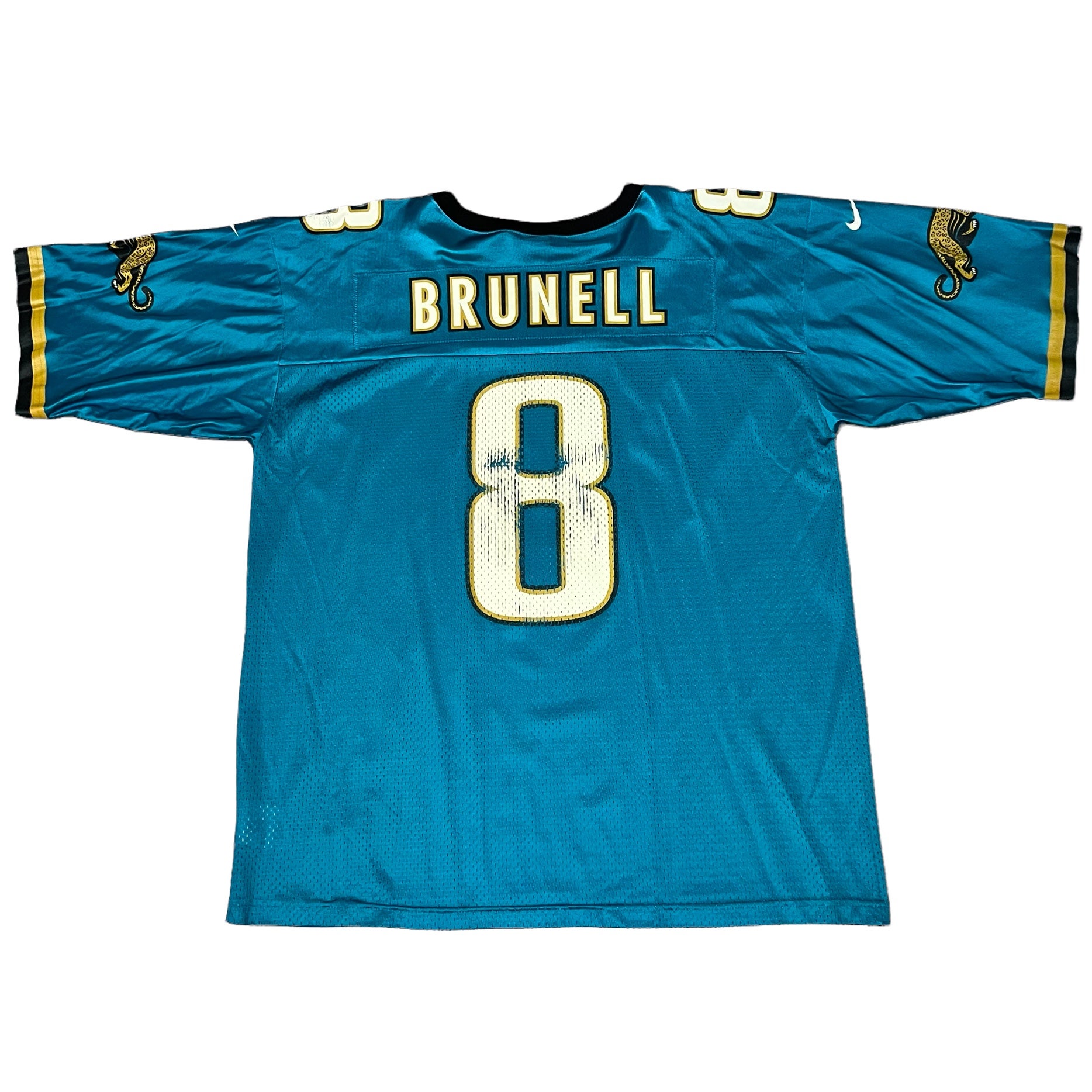 Mark Brunell Jacksonville Jaguars Framed White Jersey Dropping