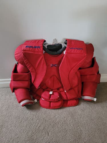 Used XL Bauer Vapor 2X Pro Goalie Chest Protector Pro Stock