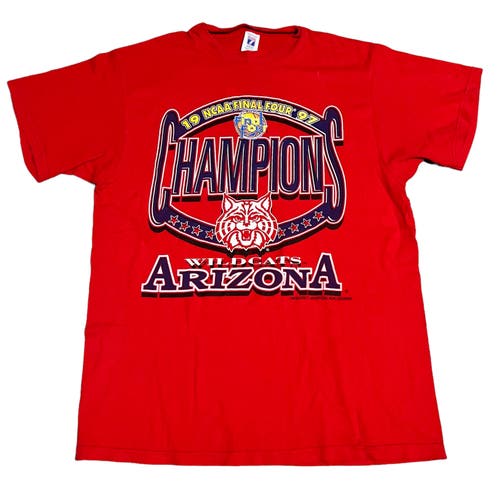 Vintage Arizona Basketball 1997 Final Four Champions Tee
