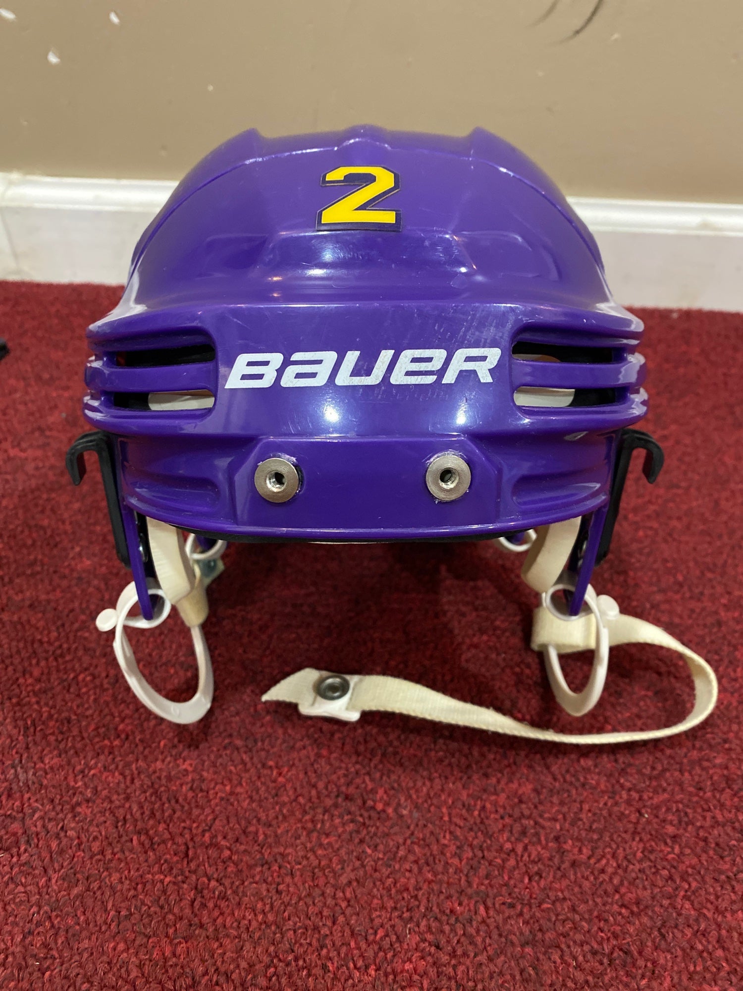 Bauer Pro Stock 5100 Hockey Helmet LA Kings Vintage Retro Throwback Purple