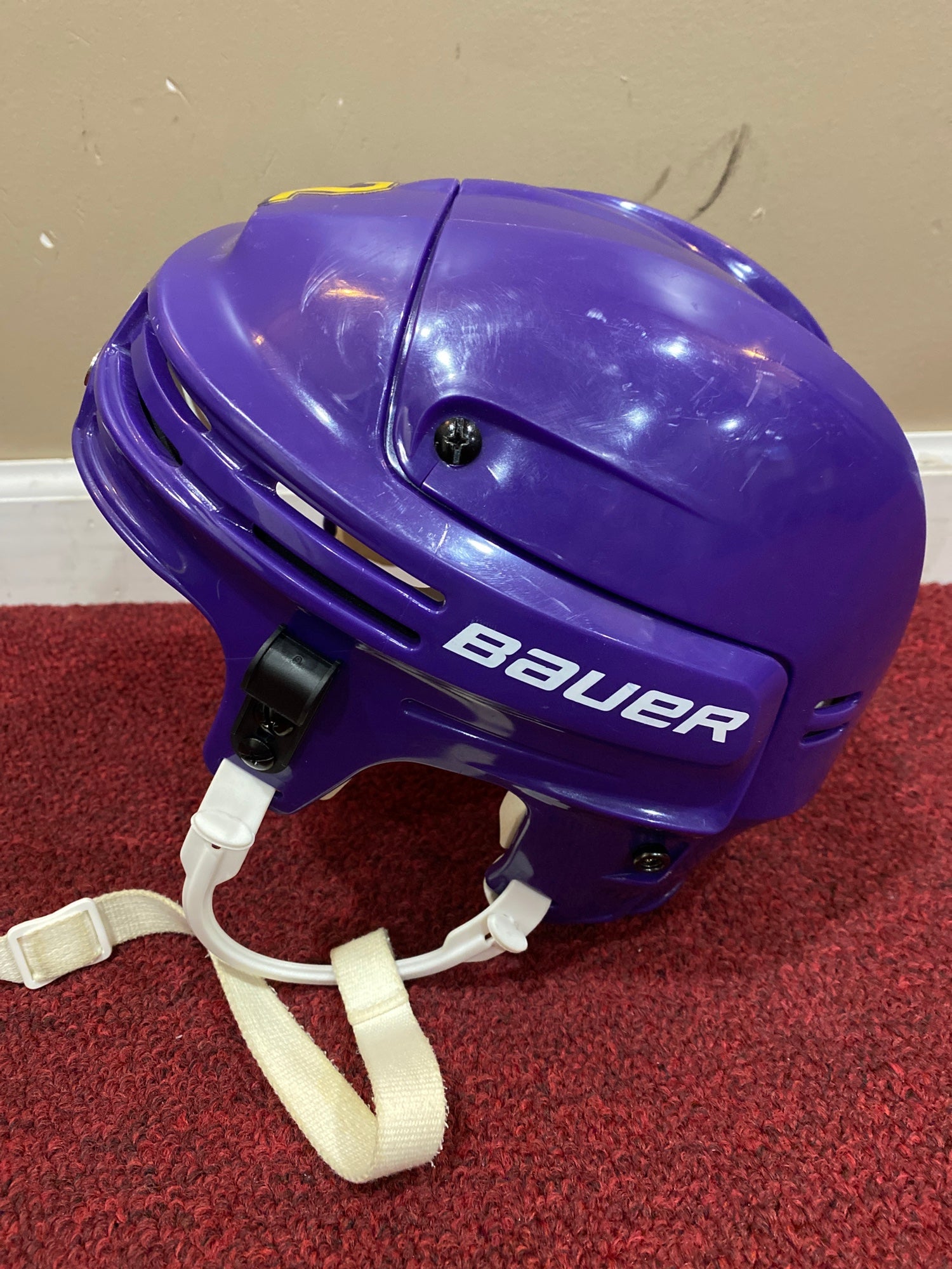 Bauer Pro Stock 5100 Hockey Helmet LA Kings Vintage Retro Throwback Purple