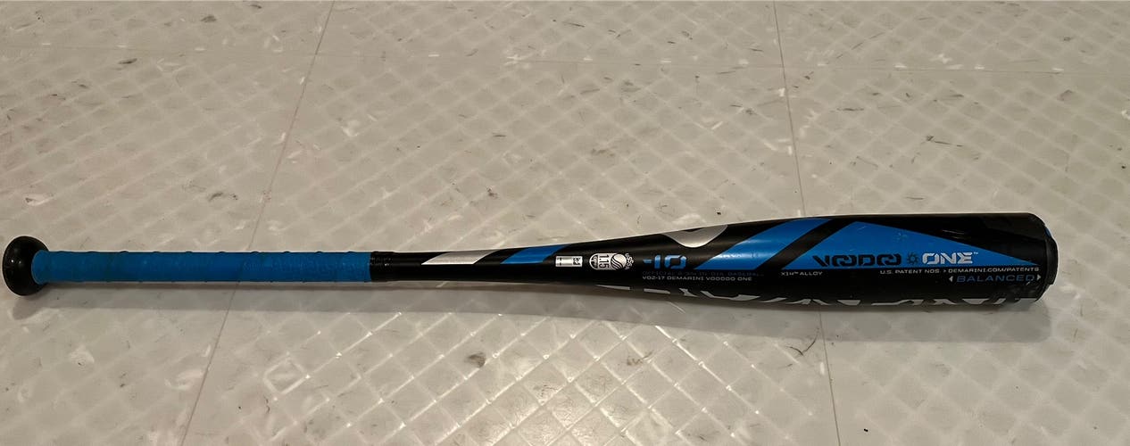 Used 2018 DeMarini (-10) 21 oz 31" Voodoo One Bat.FREE SHIPPING
