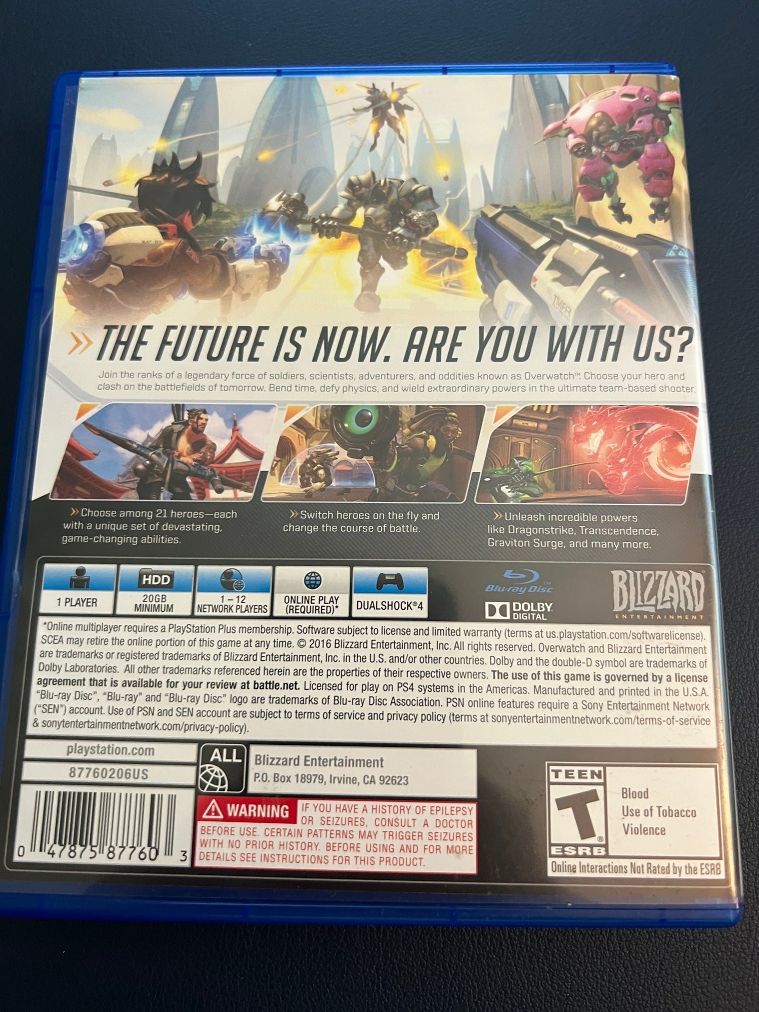 PS4 Overwatch origins edition | SidelineSwap | Buy and Sell on SidelineSwap, image size:1500x2000