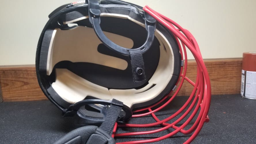 Large CCM Vector V08 Box Lacrosse Helmet Gait Pro Cage