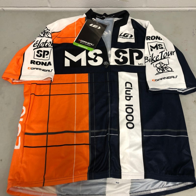Louis Garneau Factory Jersey - Blk/Orange - Xs at Tour Cycling