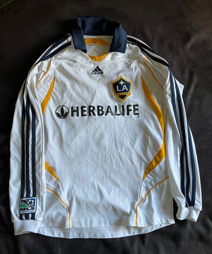 [VINTAGE] David Beckham - LA Galaxy - Adidas Youth L Jersey
