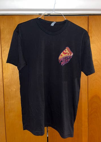 Pizza’s Here Podcast / Black T-Shirt / Men’s Large [NEW]
