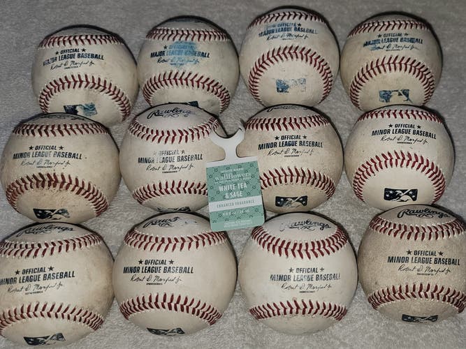 Used Rawlings Official Minor League Baseballs 12 Pack (1 Dozen)