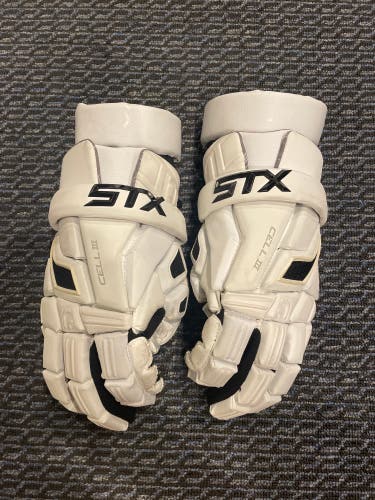 New STX  Cell III Lacrosse Gloves