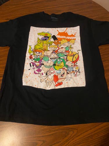 Nickelodeon Adult XL Black Shirt